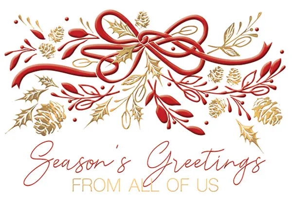 Bows & Ribbons — Business Holiday Cards from Best Holiday Cards