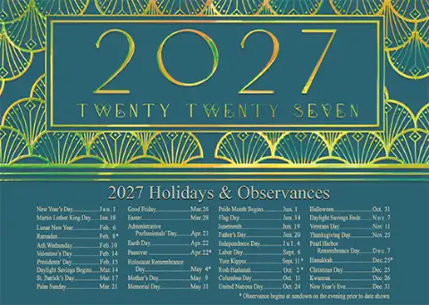 Calendar Holiday Cards — Seasonal Cards from Best Holiday Cards