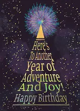 A Birthday Adventure — birthday cards greeting card, personalized by Best Holiday Cards