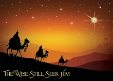 A Word From the Wise — religious cards greeting card, personalized by Best Holiday Cards