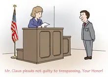 An Attorney's Plea — humorous greeting card, personalized by Best Holiday Cards