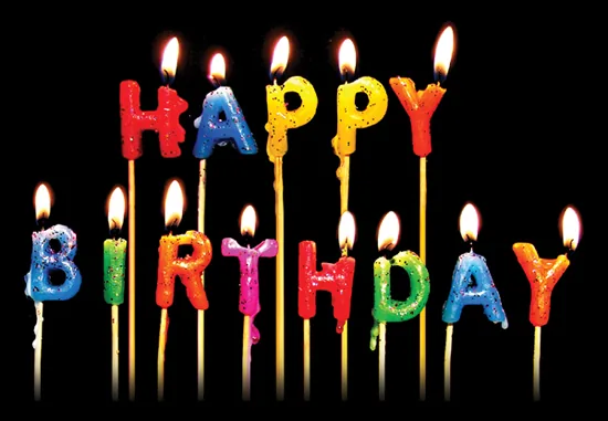 Birthday Candle Surprise — personalized business greeting card from Best Holiday Cards