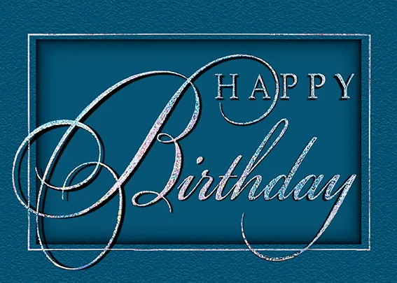 Birthday Flair — Birthday Greeting Card — personalized business greeting card from Best Holiday Cards