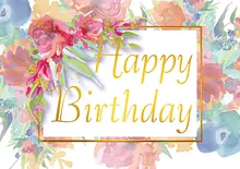 Bunches of Birthday Wishes — birthday cards greeting card, personalized by Best Holiday Cards