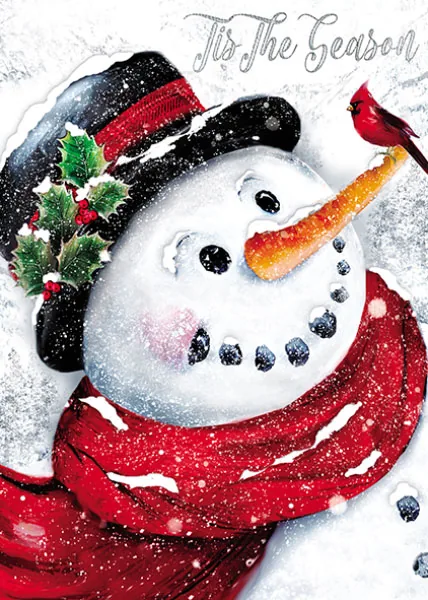 Cardinal by A Nose! — personalized business greeting card from Best Holiday Cards