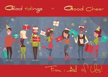 Cheers to you! — occupation themes greeting card, personalized by Best Holiday Cards