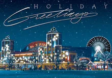 Chicago Lights — us regions greetings greeting card, personalized by Best Holiday Cards