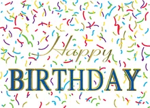 Colorful Confetti! — birthday cards greeting card, personalized by Best Holiday Cards