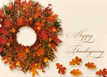 Colorful Reflections — thanksgiving cards greeting card, personalized by Best Holiday Cards