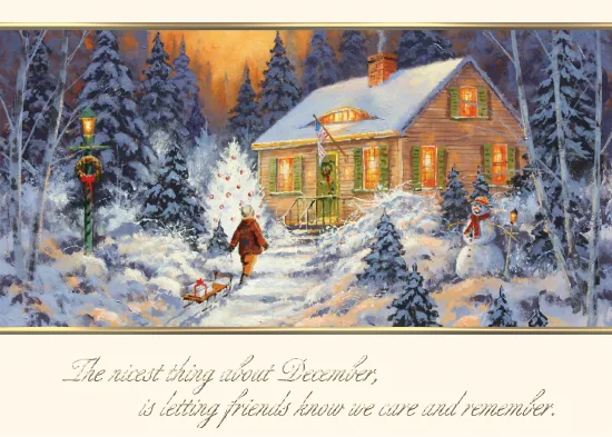Coming Home — personalized business greeting card from Best Holiday Cards