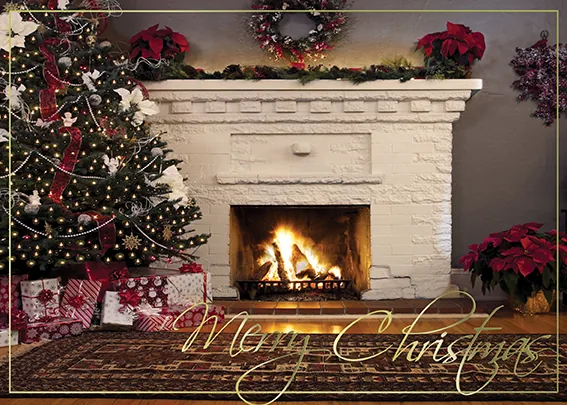 Cozy Christmas — Family Christmas Card — personalized business greeting card from Best Holiday Cards