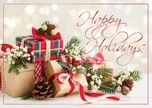 Crafty Gifts of the Season — packages greeting card, personalized by Best Holiday Cards