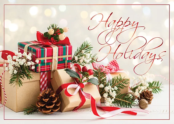 Crafty Gifts of the Season — Christmas Gifts Card — personalized business greeting card from Best Holiday Cards