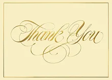 Elegant Appreciation — thank you cards greeting card, personalized by Best Holiday Cards