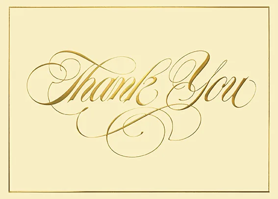 Elegant Appreciation — Business Thank You — personalized business greeting card from Best Holiday Cards
