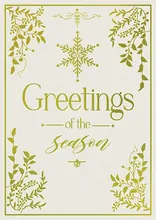 Elegant Greetings — ornaments greeting card, personalized by Best Holiday Cards