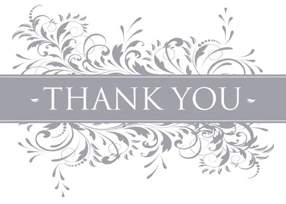 Elegant Thank You — Thank You for Business — personalized business greeting card from Best Holiday Cards