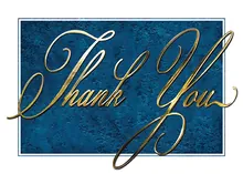 Handsome Blue Marble Thank You — thank you cards greeting card, personalized by Best Holiday Cards