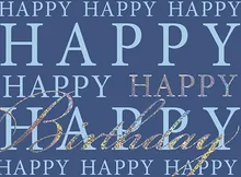 Happy Birthday on Repeat — birthday cards greeting card, personalized by Best Holiday Cards