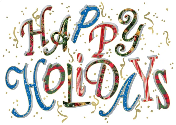 Happy Holidays Fun! — Happy Holidays Greeting Card — personalized business greeting card from Best Holiday Cards