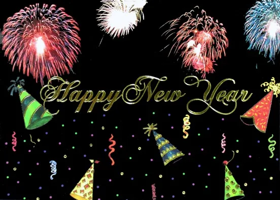 Happy New Year! — Holiday Greeting Card — personalized business greeting card from Best Holiday Cards