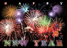 Happy New Year! — happy new year's greeting card, personalized by Best Holiday Cards
