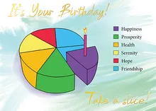 Have a slice for your Birthday! — birthday cards greeting card, personalized by Best Holiday Cards