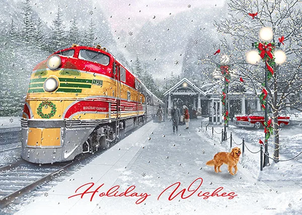Holiday Express — Holiday Greeting Card — personalized business greeting card from Best Holiday Cards