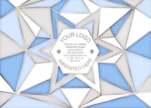 Logo Facets — logo cards greeting card, personalized by Best Holiday Cards