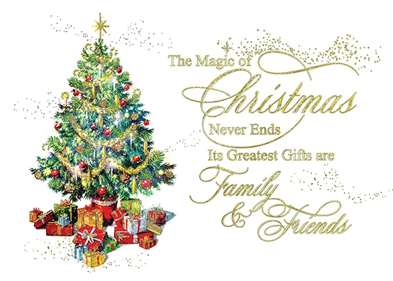 Magic of Christmas — Personal Christmas Card — personalized business greeting card from Best Holiday Cards