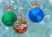 Peace is the Word — peace greeting card, personalized by Best Holiday Cards