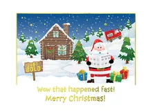 Quick Sale! — santa greeting card, personalized by Best Holiday Cards