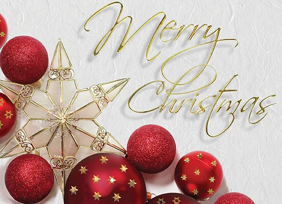 Symbols of Christmas — Christmas Greeting Card — personalized business greeting card from Best Holiday Cards