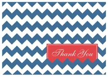 Thank you Chevron — thank you cards greeting card, personalized by Best Holiday Cards