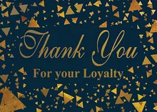 Thanks For The Loyalty — thank you cards greeting card, personalized by Best Holiday Cards