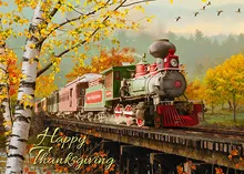 Thanksgiving Express — thanksgiving cards greeting card, personalized by Best Holiday Cards