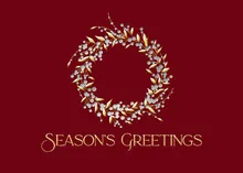 The Essential Wreath — insurance greeting card, personalized by Best Holiday Cards