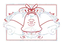 The Logo's In The Bell... — logo cards greeting card, personalized by Best Holiday Cards