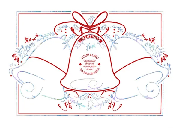 The Logo's In The Bell... — Business Logo Card — personalized business greeting card from Best Holiday Cards
