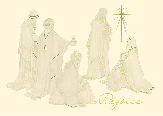 The Wise Still Seek Him — Religious Christmas Card — personalized business greeting card from Best Holiday Cards