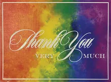 Tie Dye Birthday Wishes — thank you cards greeting card, personalized by Best Holiday Cards
