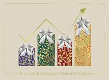 Upward Trending! — packages greeting card, personalized by Best Holiday Cards