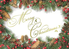 Warm Christmas Wishes — christmas greeting card, personalized by Best Holiday Cards