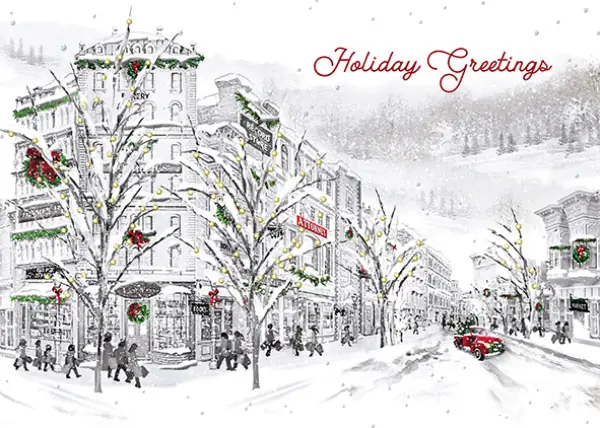 City Scene cards — Christmas Cards from Best Holiday Cards