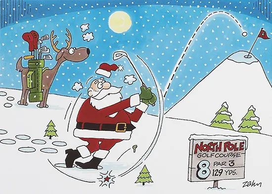 Golf — Business Holiday Cards from Best Holiday Cards
